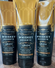3 THREE WHISKEY RESERVE 8oz Shea CREAM Men s Collection Bath and Body Works