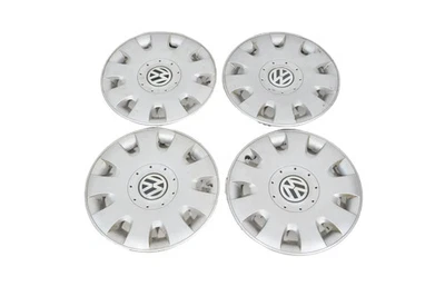 Lot de 4 enjoliveurs d'origine pour VW Touran et Golf 5, 15 pouces, référence 1T - Photo 1/4