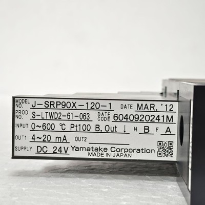 YAMATAKE AZBIL J-SRP90X-120-1 TEMPERATURTRANSMITTER PT100 0-600°C DC 24V