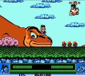 NES Nintendo Entertainment System Platformer JOE & MAC CAVEMAN NINJA Pal-B