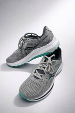 Saucony Omni 20 Women's Running Shoes Size 8 Alloy/Jade Gray S10681-20 NIB