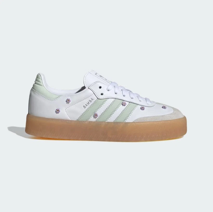 adidas gazelle silver green womens adidas Originals Samba OG 'Black Floral Embroidery' (WMNS) main image 1