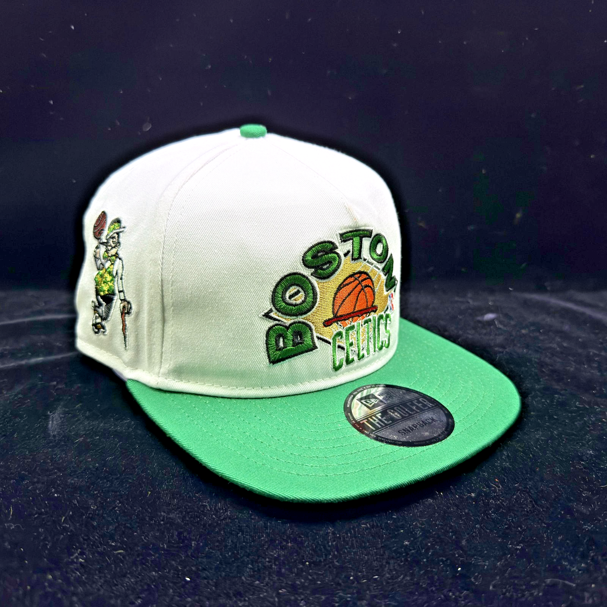 NEW ERA THE GOLFER Boston Celtics Retro A-Frame Snapback Hat NBA