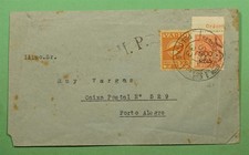 DR WHO 1933 BRAZIL VARIG AIRMAIL PELOTAS TO PORTO ALEGRE w15901