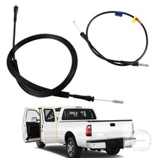 Rear Left Right Extended Cab Door Latch Release Cable For Ford F250 F350 F450
