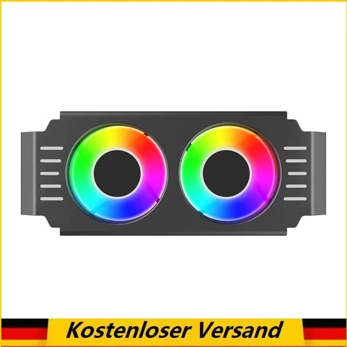 RAM Cooler 1000-4500+RPM PC-Speicherkühler für DDR4 DDR5 (Schwarz)