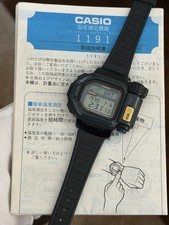 Rare Vintage Casio Thermo Scanner TSR-110 Men’s Digital Sports Watch JDM 1990s