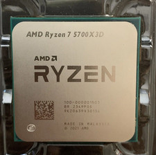AMD Ryzen 7 R7-5700X3D 8-Core 16-Thread 3,0 GHz-4,1 GHz socket AM4 desktop gaming