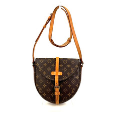Louis Vuitton Shanti Shoulder Bag Monogram LV Leather Authentic