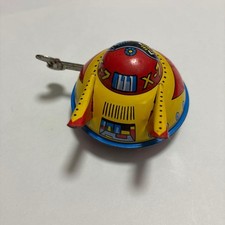 Vintage Japanese Tin Toy Wind Up UFO Spacecraft Model Collector Item Japan