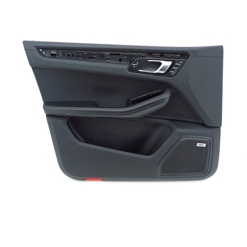 Türverkleidung Leder Schwarz vorne links Porsche Macan 95B Turbo