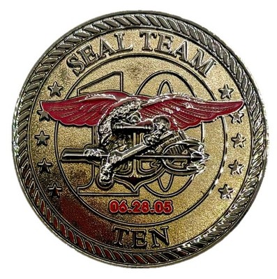 Rare SEAL TEAM TEN Operation REDWING Coin. Navy NSW Challenge Coin. Serialized.