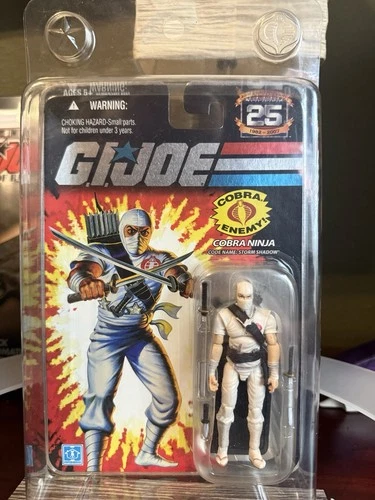 GI Joe 2007 Storm Shadow Ninja 🥷 with Hasbro Case MOC