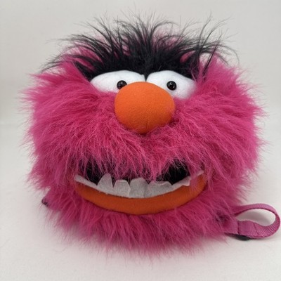 Disney The Muppets Animal Fuzzy Pink Mini Backpack Bag Cute Furry Character