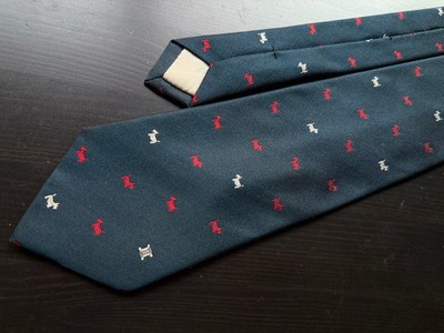 Celine Paris Men's Blue Men's Necktie 100% Silk