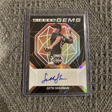 2021 Panini Elite Extra Edition - Hidden Gems Seth Shuman #HG-SH Black (AU, RC)