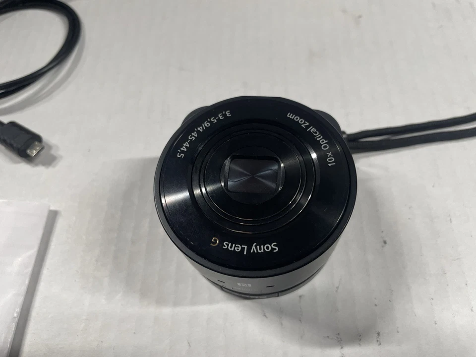 Sony Cyber-shot DSC-QX10 18.2MP Digital Camera Black For Smartphone Tested Works - Image 3 of 4