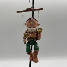 Hallmark Keepsake Ornament Dated 1992 Elfin Marionette Handcrafted