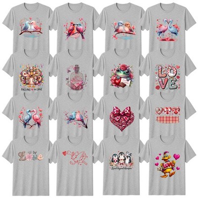 Süßes Valentinstag Vogel T-Shirt Liebe Valentinstag Geschenk