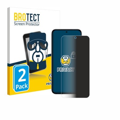 2x Blickschutz Folie für Vivo Y500i Displayschutz Privacy
