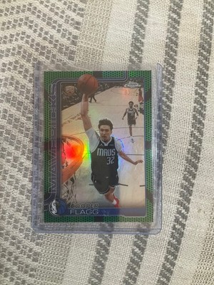 2026 Topps Chrome update Cooper Flagg Green basketball 63 /99 RC—gorgeous