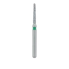 Meisinger 850G-012-FG Round End Taper Chamfer FG Coarse Diamond Burs 5/Pk