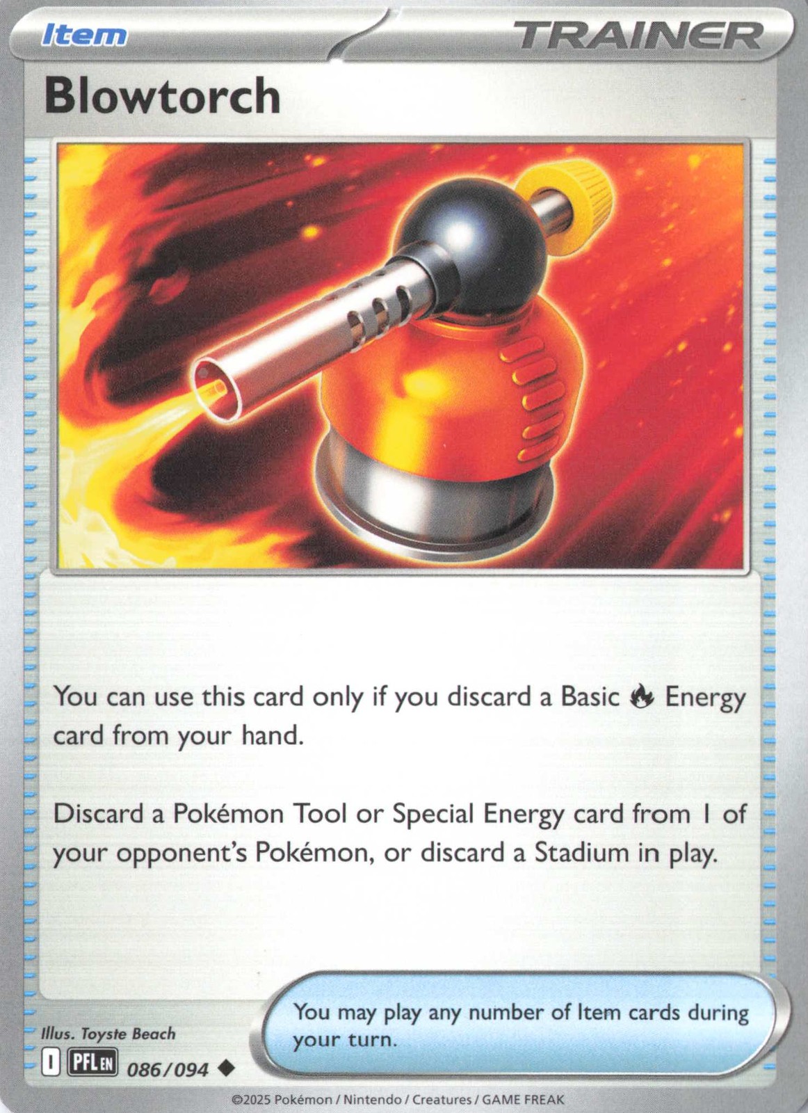 Blowtorch Uncommon ME02: Phantasmal Flames 086/094 NM