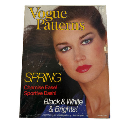 Vogue Patterns Magazine Spring 1980 Vintage Rare