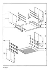Carrello telescopico forno Miele serie H 4000