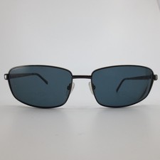 Kirkland Signature Bordeaux 930540 Gunmetal Rectangle Sunglasses Italy 60/17 140