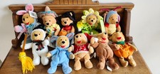 Disney Winnie the Pooh Bean Bag Lot Set of 10 Pooh in Costumes