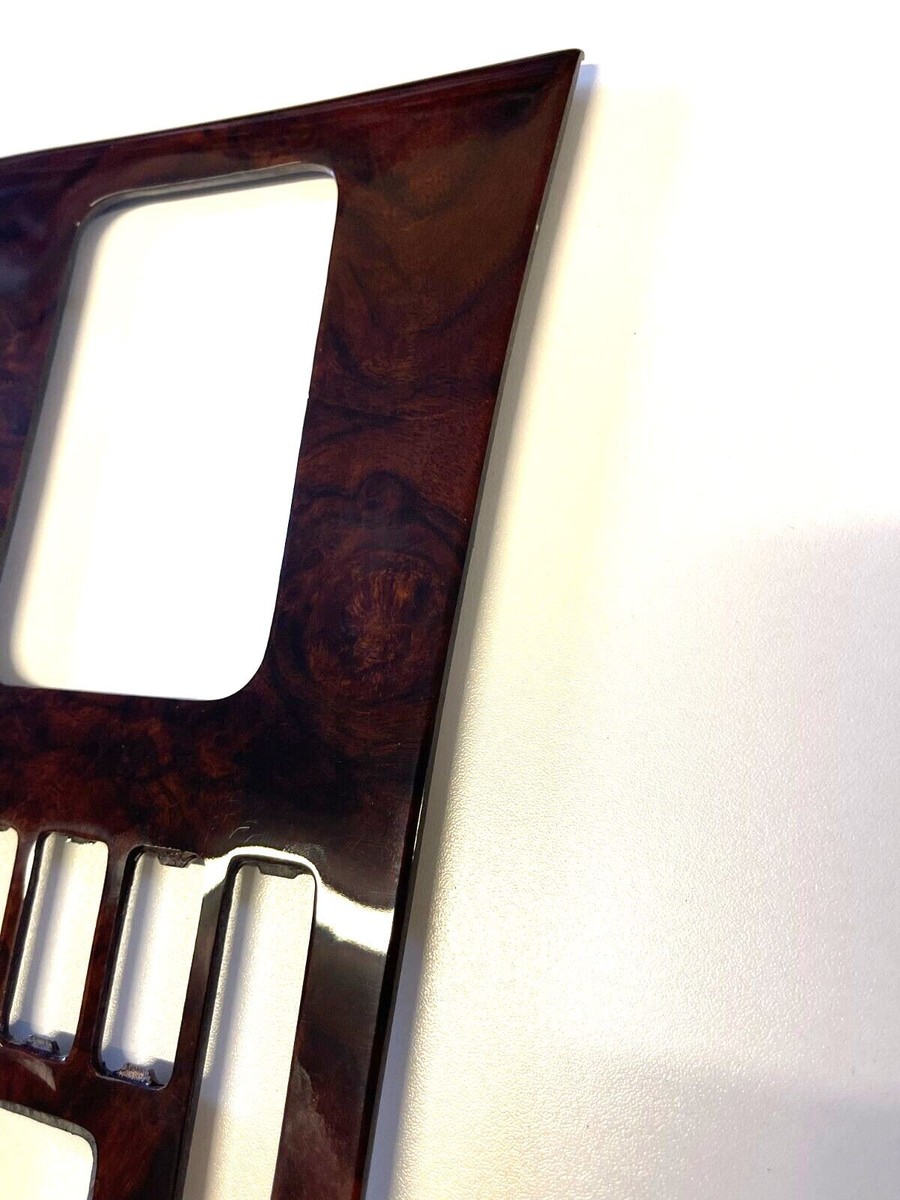 For Mercedes Benz W126 C126 Burl Wood Walnut Shifter Frame Cover 1
