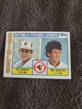 1984 Topps Batting&Pitching Leaders Cal Ripken/Mike Boddicker Baseball Card #426