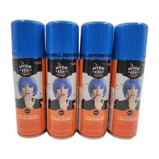 Hyde and EEK Boutique Spray on Temporary Blue Hair Color Lot Of 4