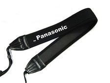 Shoulder Neck Strap for Panasonic DSLR anti-slip weight reducing neoprene - UK