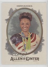 2017 Topps Allen & Ginter Hot Box Foil Laurie Hernandez #274 2g8