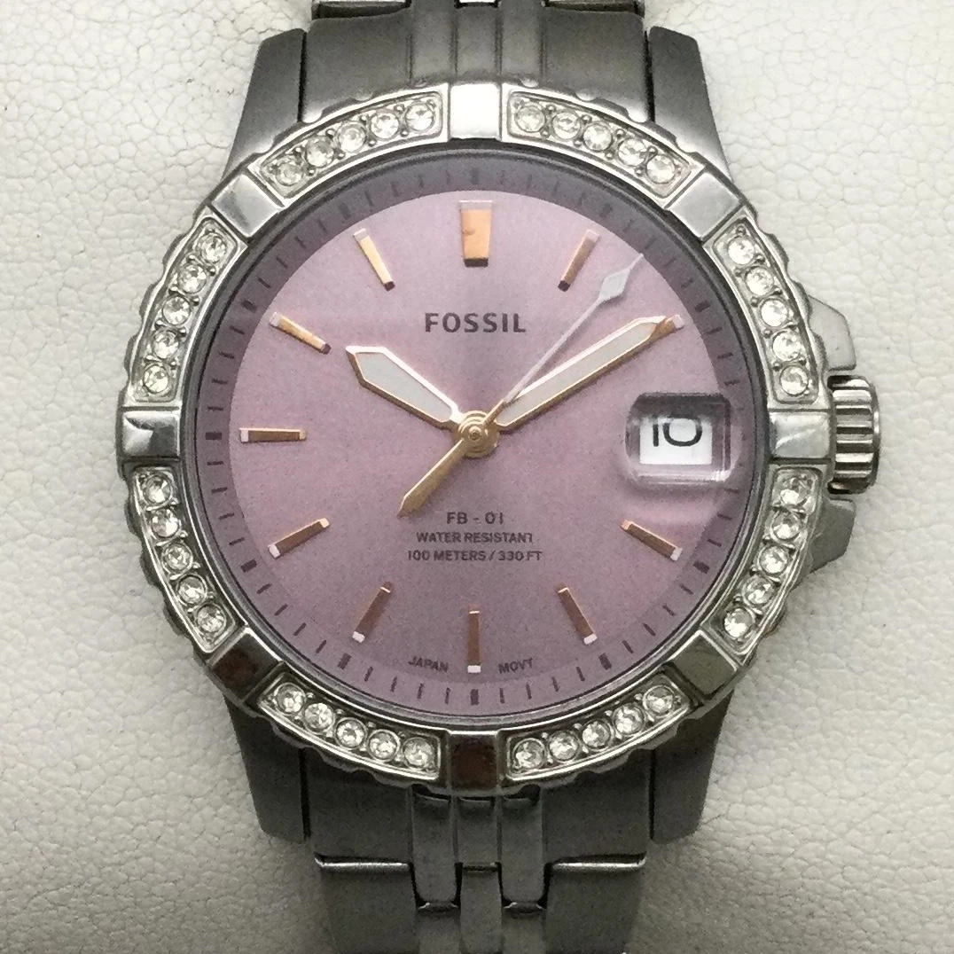Fossil Women 100 m (10 ATM) Water Resistance Wristwatches 