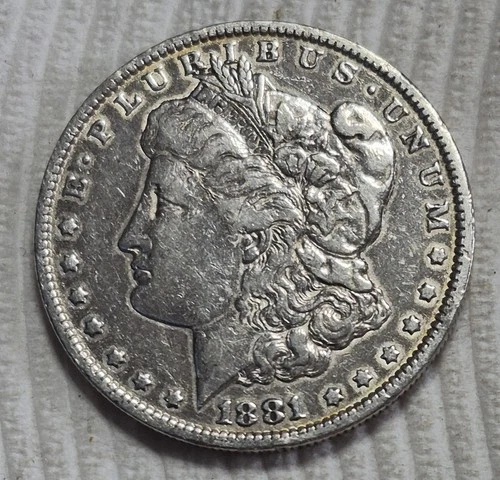 1881 O Morgan Silver Dollar. Estimated Very Fine 30 Details. A0533