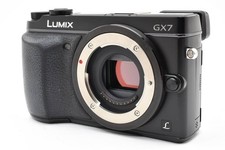 Panasonic LUMIX DMC-GX7 Black Mirrorless Digital Camera Body MFT 15.83MP