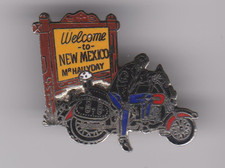 pin's johnny hallyday - Moto Harley Davidson