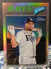 2026 Topps Heritage Jonathan Aranda Chrome Refractor #20 Tampa Bay Rays 