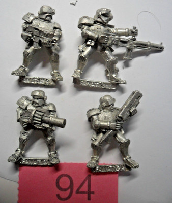 Warhammer 40k Necromunda Adeptus Arbites Enforcers Fanatic Rare Metall R94