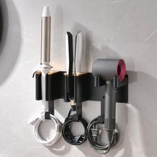 Wall Mount Hair Tool Organizer, Hair Dryer and Curling Iron Holder