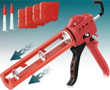 2026 One-Touch Drip-Free Caulk Gun | Effortless & Professional Design with He...