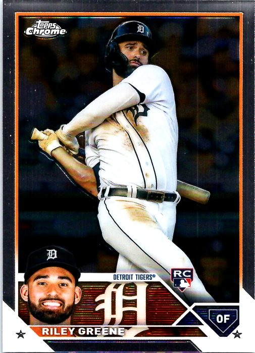 2023 Topps Chrome #182 Riley Greene Rookie