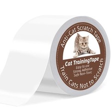 4 Inch x 20 Yards Clear Anti Cat Scratch Tape Double Sided Sticky Paws Guard