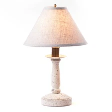 Butcher's Lamp in Americana White with Shade