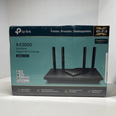 SEALED TP-Link AX3000 WiFi 6 Router 802.11ax Wireless Router Gigabit Archer AX55