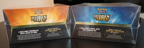 2019 Pokémon Hidden Fates Ultra Ball And Great Ball Collection Sealed - Imagen 6 de 6