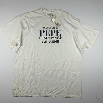 Vintage Deadstock Pepe Jeans Spellout Y2K Graphic Shirt NWT XL London